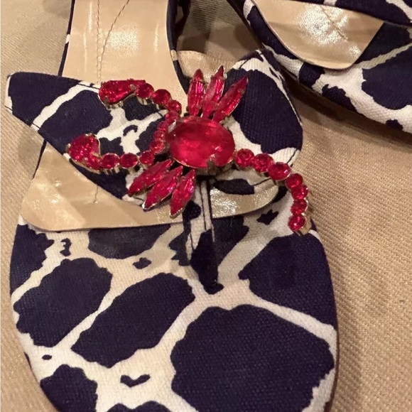 Kate Spade! Red scorpion flats! - Picture 2 of 13